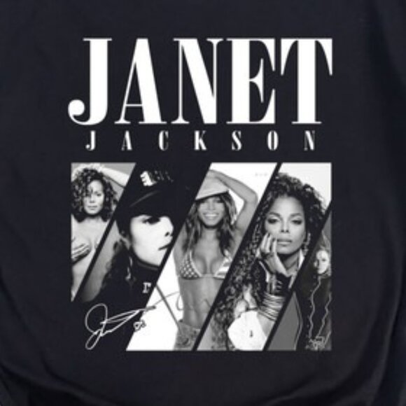 Janet Jackson Vintage Signature T Shirt Pop Music Graphic Fan Gift Retro 90s - Picture 2 of 5
